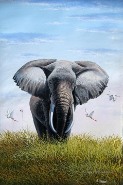 Africaine œuvres - Bull éléphant de l’Afrique